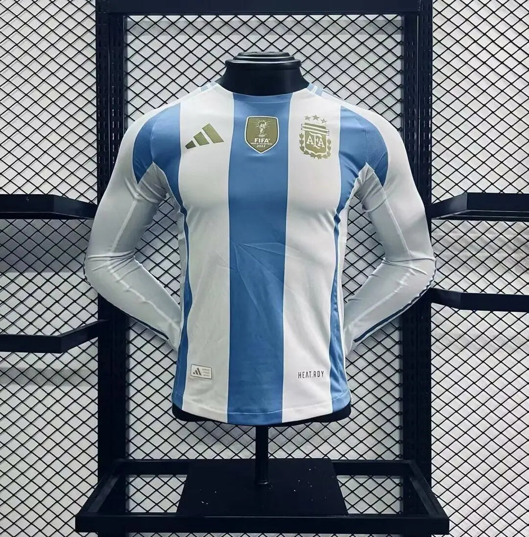 MAILLOT ARGENTINE DOMICILE 2024 VERSION MANCHES LONGUES