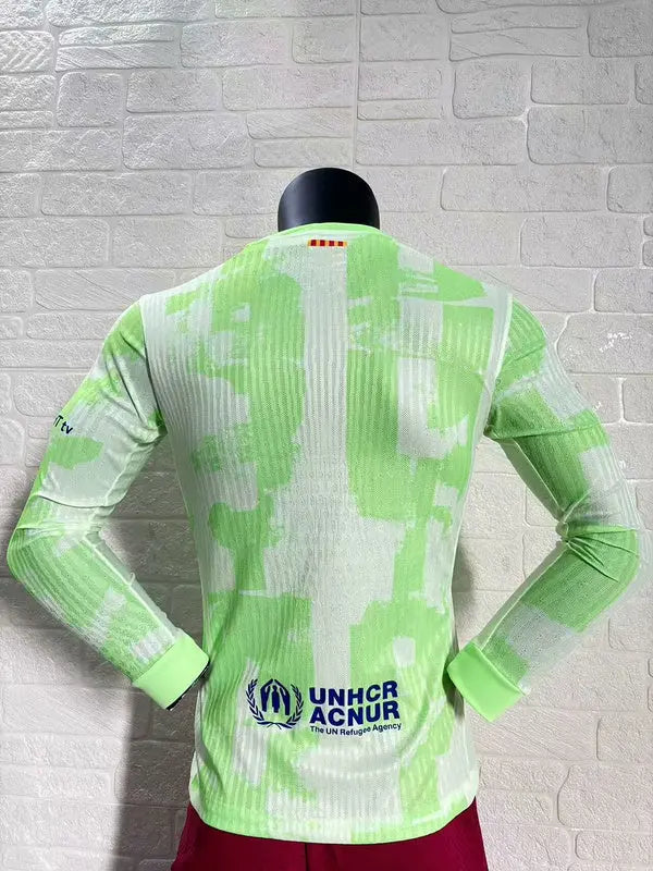 MAILLOT BARCELONE EXTÉRIEUR 2024/2025 VERSION MANCHES LONGUES