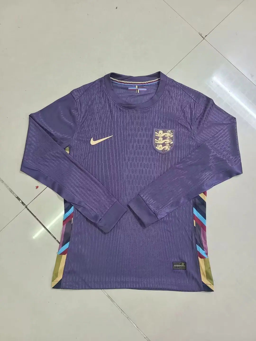 MAILLOT ANGLETERRE EXTÉRIEUR 2024 VERSION MANCHES LONGUES