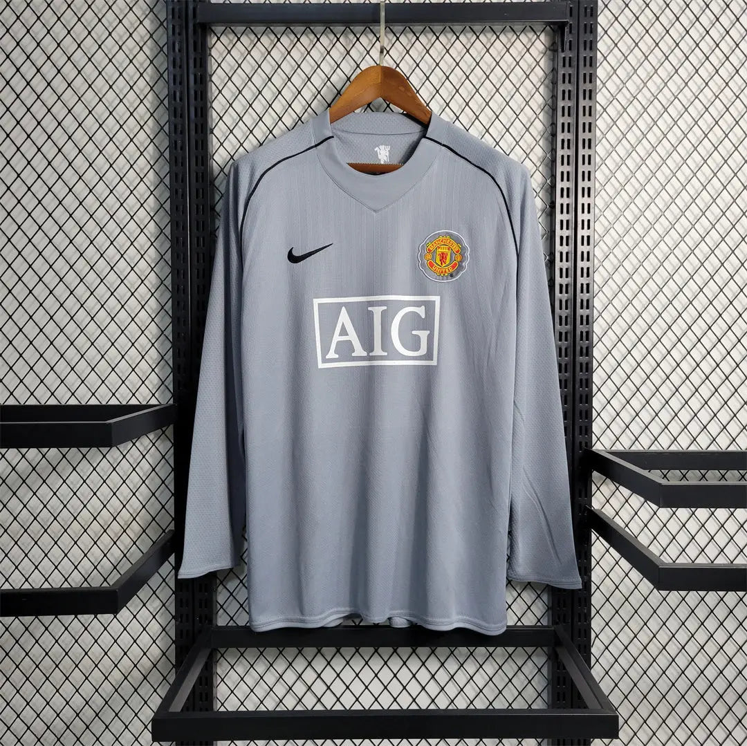 MAILLOT MANCHESTER UNITED 2007/2008  VERSION MANCHES LONGUES
