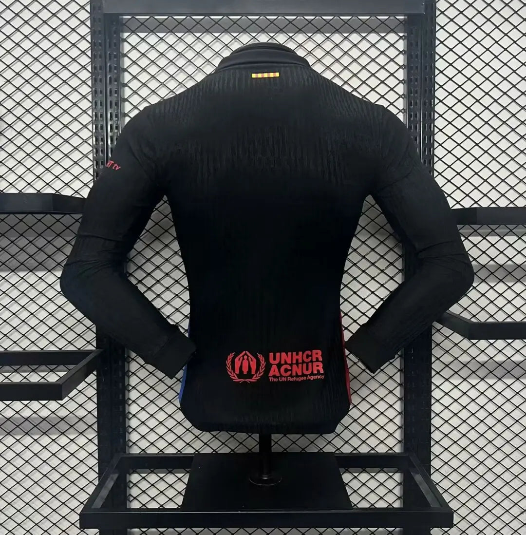 MAILLOT BARCELONE EXTÉRIEUR 2014/2025 VERSION MANCHES LONGUES