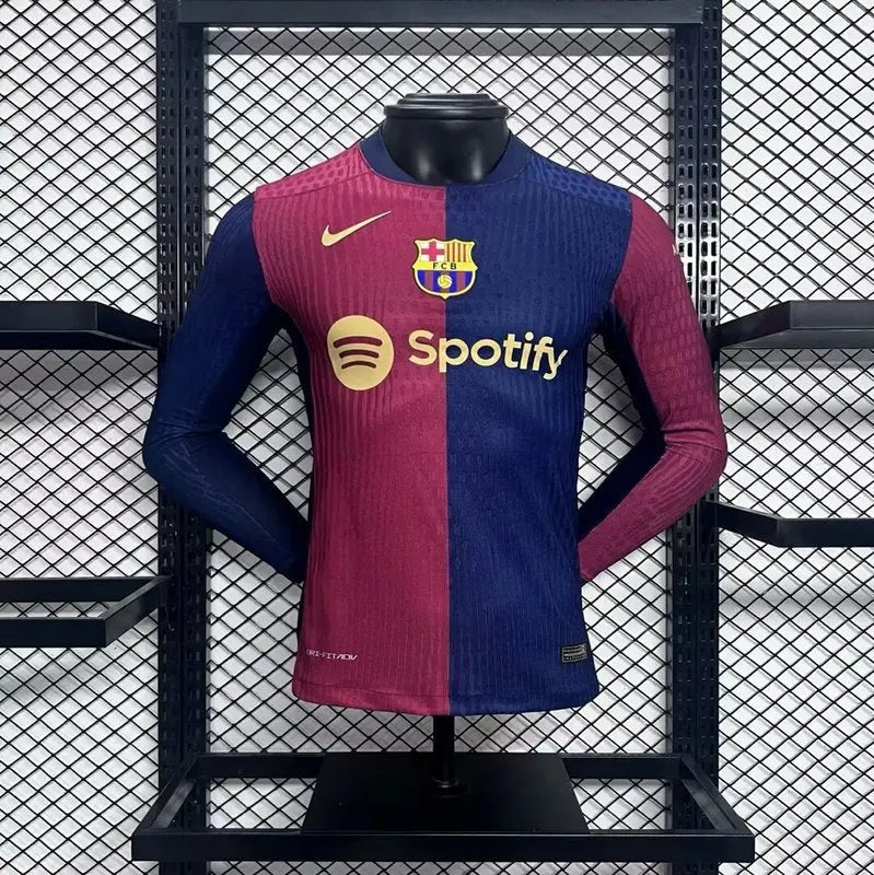 MAILLOT BARCELONE DOMICILE 2024/2025 VERSION MANCHES LONGUES