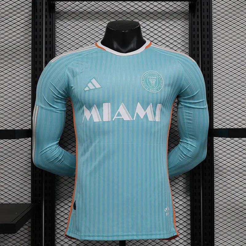 MAILLOT INTER MIAMI EXTÉRIEUR 2024/2025 VERSION MANCHES LONGUES