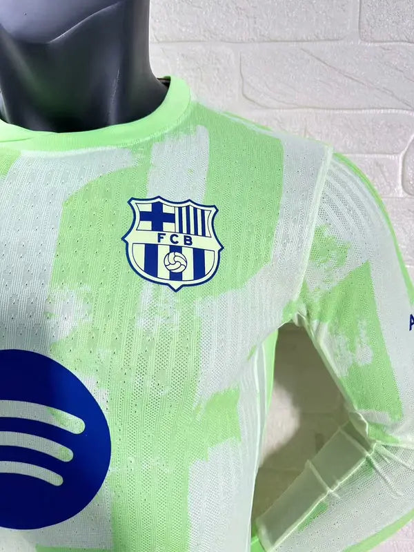 MAILLOT BARCELONE EXTÉRIEUR 2024/2025 VERSION MANCHES LONGUES